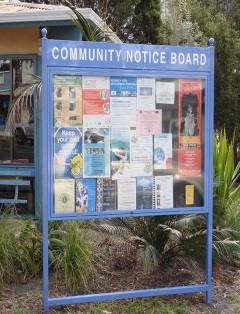 8*4 FT Outdoor Lockable Noticeboard
